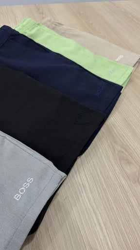 BERMUDA LINHO HUGO BOSS PREMIUM - PRETA