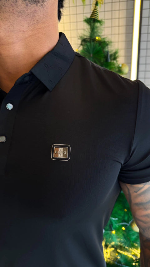 GOLA POLO BOSS PREMIUM - PRETA