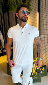 GOLA POLO BOSS PREMIUM - BRANCA