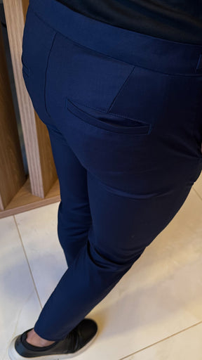 CALÇA ALFAIATARIA MÔNACO REGULÁVEL - AZUL MARINHO