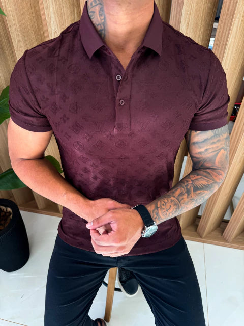 POLO LOUIS VUITTON 3D PREMIUM - VINHO