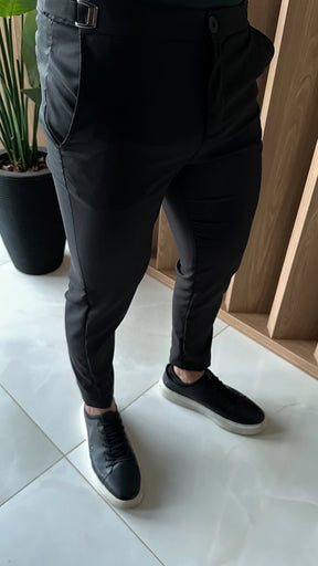 CALÇA MÔNACO ALFAIATARIA REGULÁVEL - PRETA