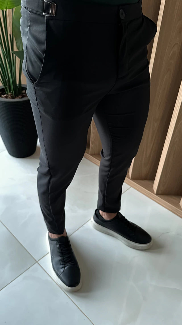 CALÇA MÔNACO ALFAIATARIA REGULÁVEL - PRETA